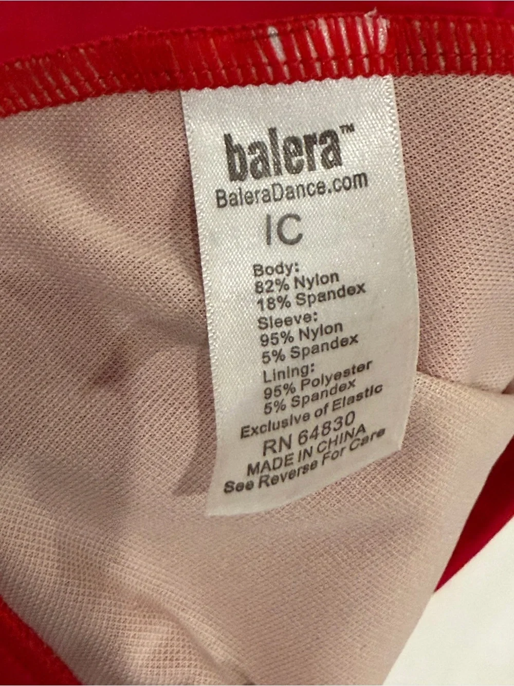 balera Red Long Sleeve Mock Neck Crop Top
